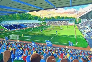 Related Images Pillow Collection: The Shay Stadium Fine Art - Halifax Football Club