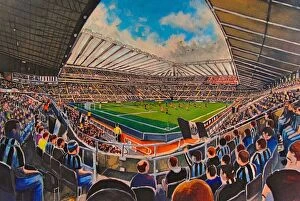 Newcastle United Collection: St James Park Stadium Fine Art - Newcastle United Football Club