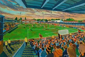 North End Postcard Collection: Underhill Stadium Fine Art - Barnet Football Club