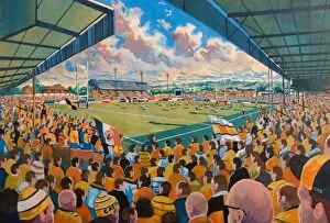 Rugby Canvas Print Collection: Wheldon Road Stadium Fine Art - Castleford Tigers Rugby League
