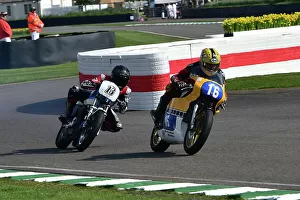 250cc Collection: CM34 4167 Jamie O'Brien, Yamaha TZ350G, Luke Hedger, Triumph Bonneville