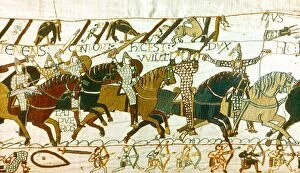 Alive Collection: Bayeux Tapestry 1067: William of Normandy (William I, the Conqueror) at Battle of Hastings