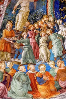 Fresque Collection: Cattedrale di Santa Maria Assunta or Duomo di Spoleto, Saint Mary's Assumption cathedral, Spoleto