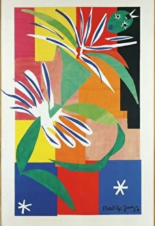 Modern art Mounted Print Collection: France, Nice, Creole Dancer, 1950, Gouache on paper