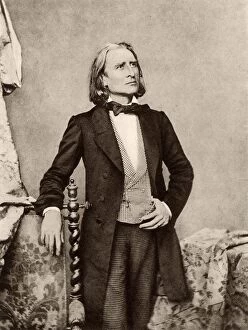 Liszt Collection: Franz (Ferencz) Liszt (1811-1886) Hungarian pianist and composer. After a photograph