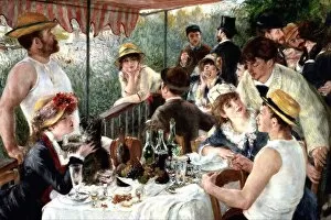 Pierre-Auguste Renoir Jigsaw Puzzle Collection: Luncheon of the Boating Party, 1881. Oil on canvas. Pierre-Auguste Renoir (1841-1919)