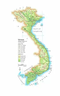 Geography Collection: Map of Vietnam