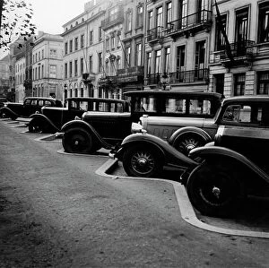 Historical Photograph Collection: Parking Area. 1930-1940