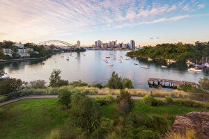 New Quay Collection: Australia Sydney Central Business District landmarks around Sydney Harbour view from Waverton