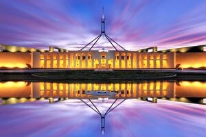 Parliaments Pillow Collection: Australian Parliament House, Canberra, Australia