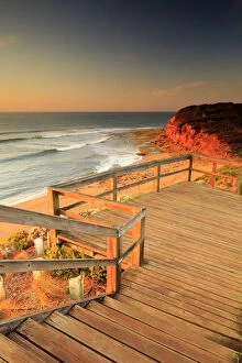 International Landmark Collection: Bells Beach along the Great Ocean road, Victoria, Australia, South Pacific