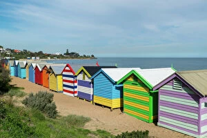 Melbourne Collection: Brighton Beach Colorful Bath Houses