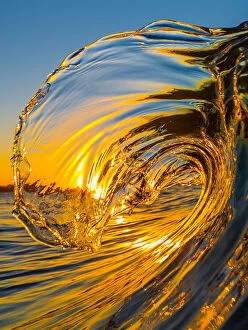 Golden Mouse Collection: Golden Mooloolaba Sunset Wave