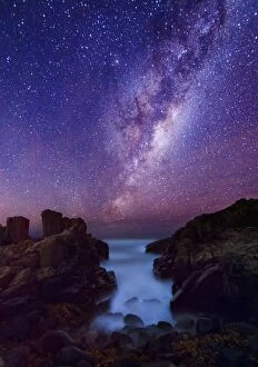 Star Field Collection: Milky Way over the Sea