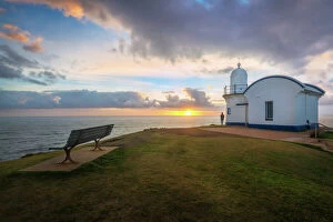 Australia Poster Print Collection: Sunrise at Tacking Point Lighthouse