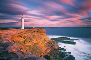 Nature art Canvas Print Collection: Sunset at Cape Nelson