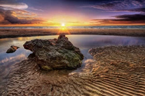 Suburb Collection: Sunset at Casuarina Beach in Darwin, Northern Territory, Australia
