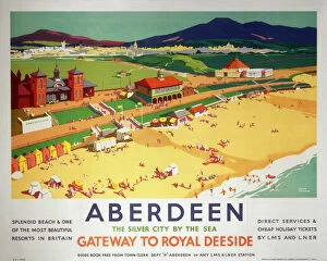 London And North Eastern Railway Collection: Aberdeen, Gateway to Royal Deeside, LNER / LMS poster, 1923-1947