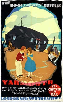 Charles Dickens Collection: The Booklovers Britain: Yarmouth, LNER poster, 1933