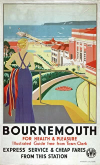 Bournemouth Metal Print Collection: Bournemouth, GWR poster, 1923-1947