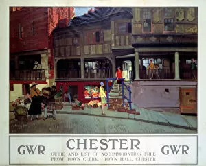 Street art Collection: Chester, GWR poster, c 1920s