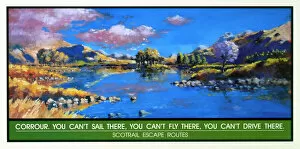 Railways Framed Print Collection: Corrour, Scotrail poster, 1996