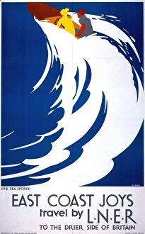 Design Museum Framed Print Collection: East Coast Joys, No 6, LNER poster, 1931