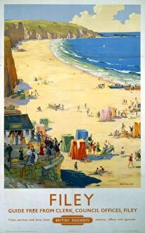 British Museum Collection: Filey, BR poster, 1948-1965