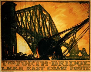 Design Museum Fine Art Print Collection: The Forth Bridge, LNER poster, 1923-1947