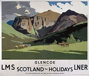 Related Images Photo Mug Collection: Glencoe, LMS / LNER poster, 1923-1947