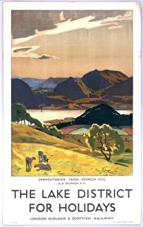 Related Images Collection: The Lake District for Holidays, LMS poster, 1923-1939
