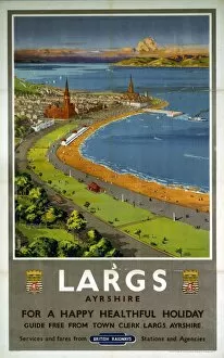 Design Museum Poster Print Collection: Largs, BR poster, c 1950s
