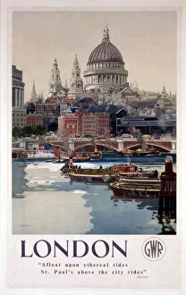River Thames Collection: London GWR poster, 1923-1947
