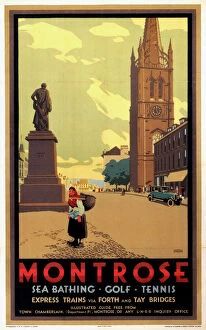 Street art Poster Print Collection: Montrose, LNER poster, 1923-1947