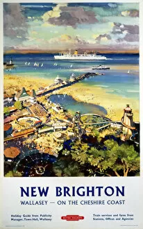 Ships and Boats Photographic Print Collection: New Brighton, BR (LMR) poster, c 1950s