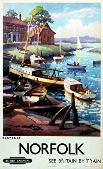 Sailing Mouse Mat Collection: Norfolk - Blakeney, BR (ER) poster, 1960