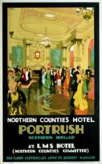 Dance Collection: Northern Counties Hotel, Portrush, LMS poster, 1923-1947