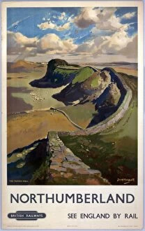 Related Images Premium Framed Print Collection: Northumberland - See England by Rail, c 1955