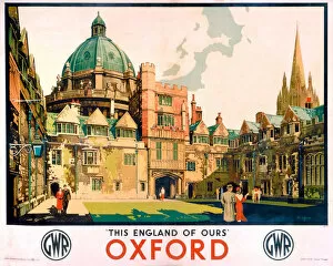 Trains Collection: Oxford, GWR poster, 1923-1947
