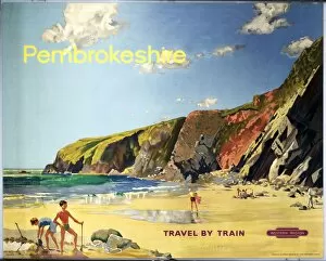 Related Images Collection: Pembrokeshire, BR (WR) poster, 1961