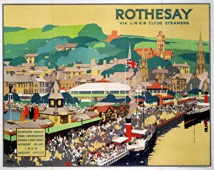 Fine Art Photographic Print Collection: Rothesay, LNER poster, 1926