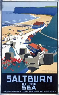 Digital art Photographic Print Collection: Saltburn-by-the-Sea, LNER poster, 1923-1947