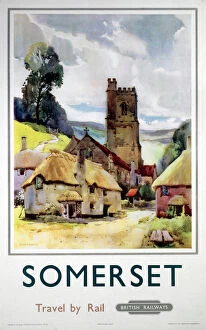 Street art Mouse Mat Collection: Somerset, BR (WR) poster, 1960