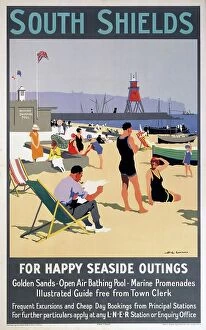 Railway Posters Photographic Print Collection: South Shields LNER poster, 1923-1947