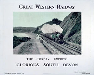 Kingswear Collection: The Torbay Express, GWR poster, c 1920s