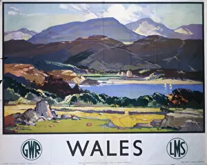 Lakes Framed Print Collection: Wales by Leonard Richmond