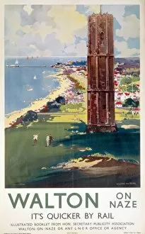 Railway Jigsaw Puzzle Collection: Walton-on-Naze, LNER poster c 1930