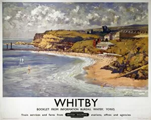 Related Images Poster Print Collection: Whitby, BR poster, 1950
