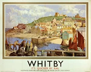 Railway Posters Greetings Card Collection: Whitby, LNER poster, 1935