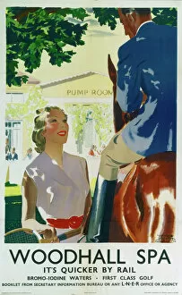 Tennis Canvas Print Collection: Woodhall Spa, LNER poster, 1923-1947